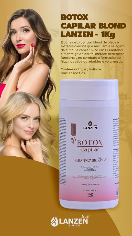 BOTOX CAPILAR BLOND LANZEN - 1kg